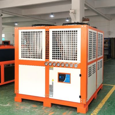 66 pk industriële luchtkoeler R404A met PLC microcomputerbesturing