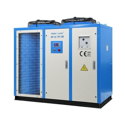 Geluidsniveau 65 tot 75 DB Luchtgekoelde waterkoeler CE ISO9001 gecertificeerd Met 0,75 kW pompvermogen Ideaal voor nauwkeurige temperatuurregeling